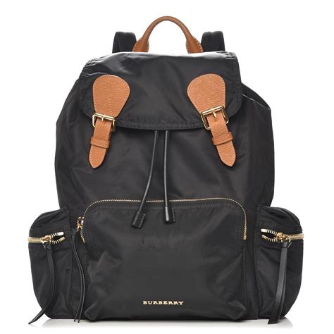 black burberry rucksack|burberry backpack black nylon.